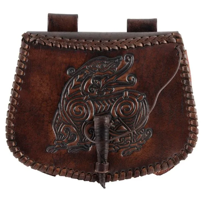 Deepeeka Leather Bag With Dragon - Image 2
