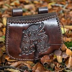 Deepeeka Leather Bag With Dragon
