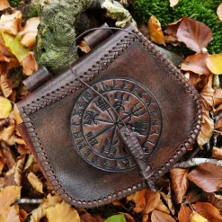 Deepeeka Leather Bag With Vegvisir