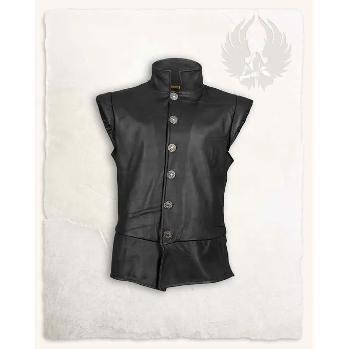 Mytholon Leather Doublet Tilly, Black - Image 3