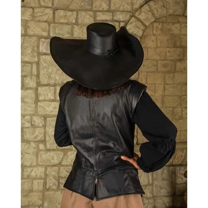 Mytholon Leather Doublet Tilly, Black - Image 5