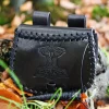 Deepeeka Leather Thor's Hammer Bag, Black