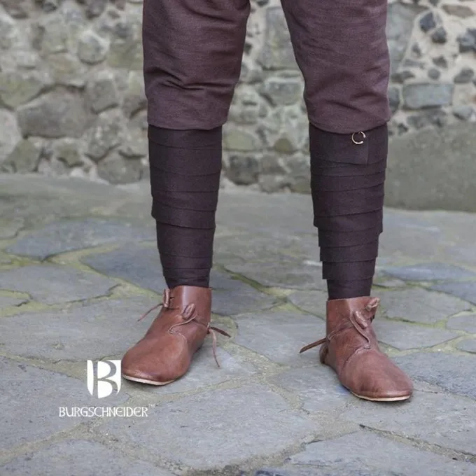 Burgschneider Leg Wrappings Aki, Brown - Image 3