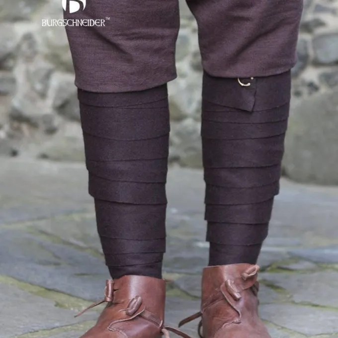 Burgschneider Leg Wrappings Aki, Brown