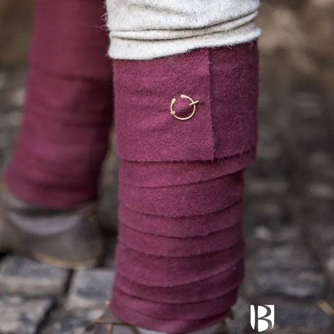 Burgschneider Leg Wrappings Aki, Red - Image 2