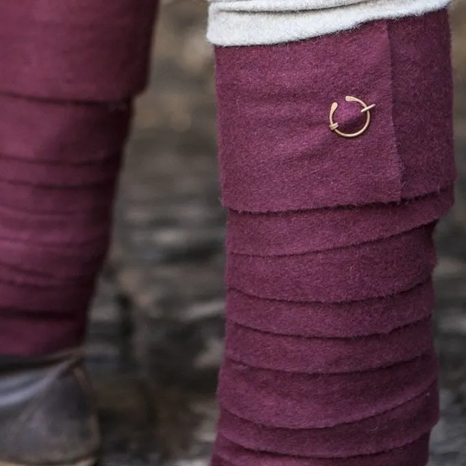 Burgschneider Leg Wrappings Aki, Red - Image 3