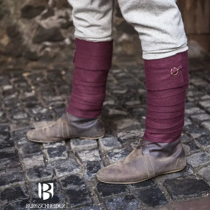 Burgschneider Leg Wrappings Aki, Red