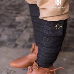 Burgschneider Leg Wrappings Asgar, Black/grey