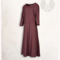Mytholon Lenora Viking Dress Red, Herringbone Motif