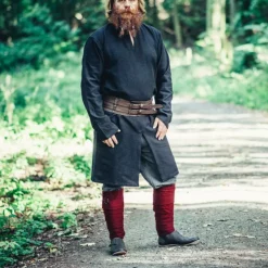 Leonardo Carbone Long Viking Tunic Hvitserk, Black