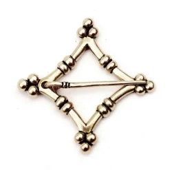 Medieval Brooch Bamberg, Silvered