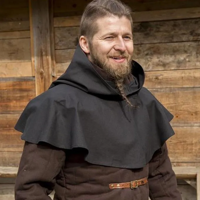 Epic Armoury Medieval Chaperon Walt, Black - Image 4