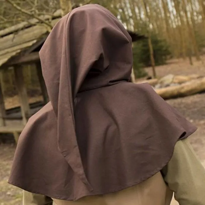 Epic Armoury Medieval Chaperon Walt, Brown - Image 2