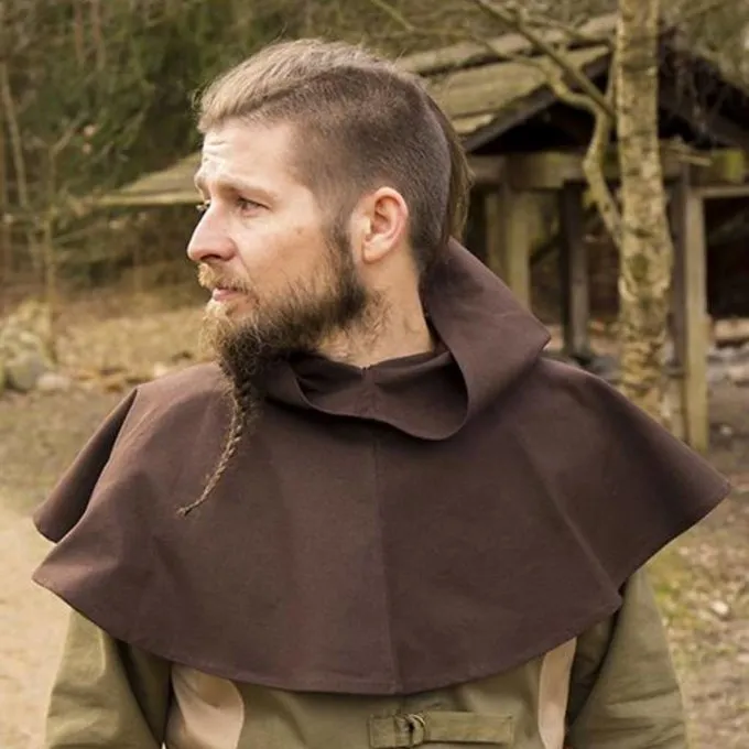 Epic Armoury Medieval Chaperon Walt, Brown - Image 6