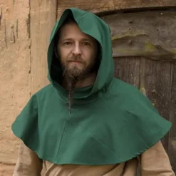 Epic Armoury Medieval Chaperon Walt, Green