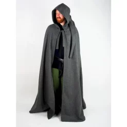 Leonardo Carbone Medieval Cloak With Hood, Red