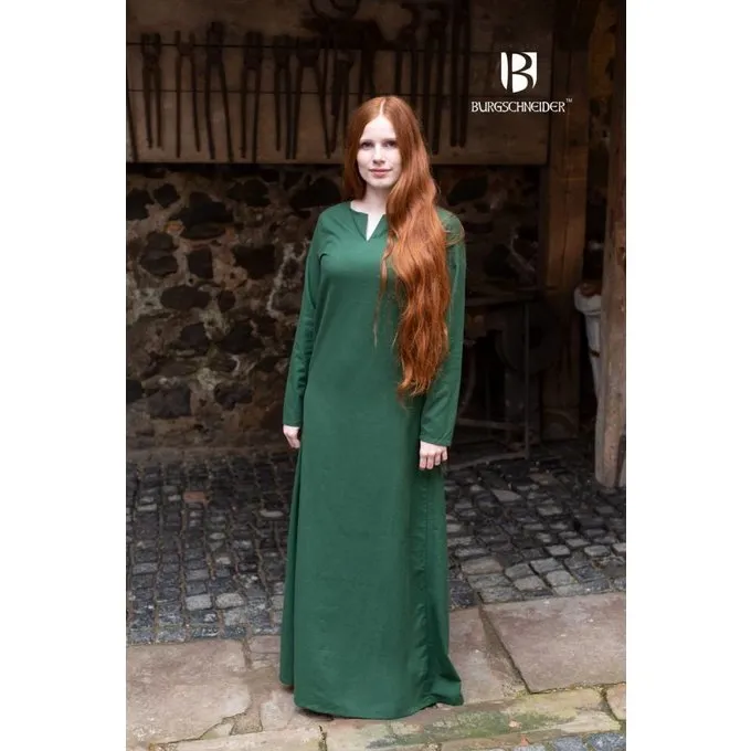 Burgschneider Medieval Dress Elisa, Green - Image 2
