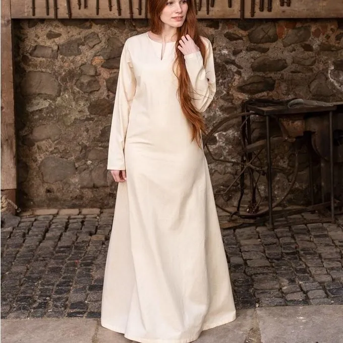 Burgschneider Medieval Dress Elisa, White - Image 2