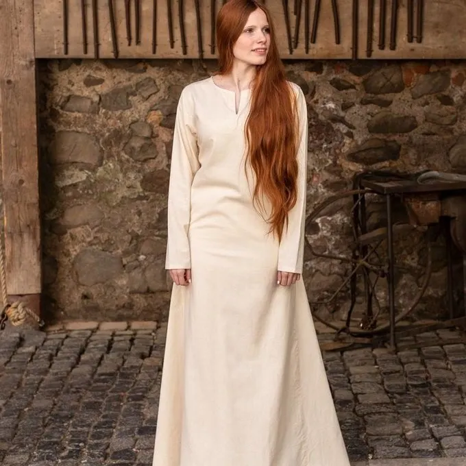 Burgschneider Medieval Dress Elisa, White