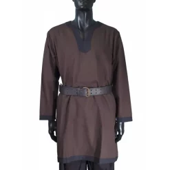 Epic Armoury Medieval Long-sleeved Tunic Brown