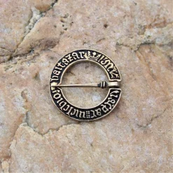 Medieval Ring Brooch, Bronze