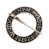 Medieval Ring Brooch, Silvered