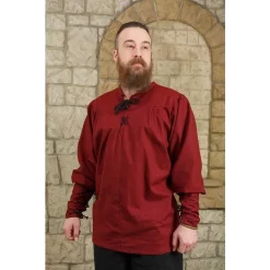 Mytholon Medieval Shirt Simon, Burgundy