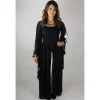 Leonardo Carbone Noble Embroidered Dress Loretta, Black
