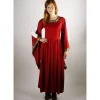 Leonardo Carbone Noble Embroidered Dress Loretta, Red