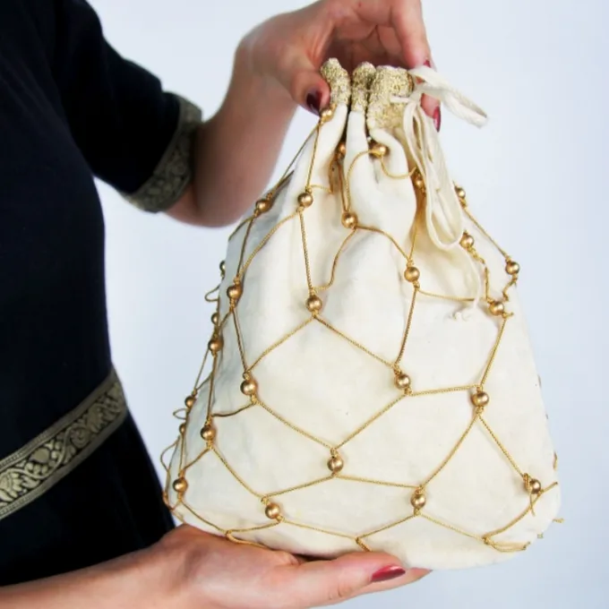 Leonardo Carbone Noble Pouch, White - Image 3