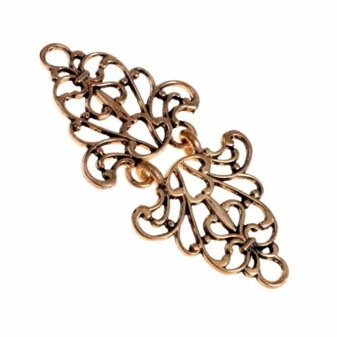 Renaissance Cloak Clasp, Bronze