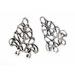 Renaissance Cloak Clasp, Silvered