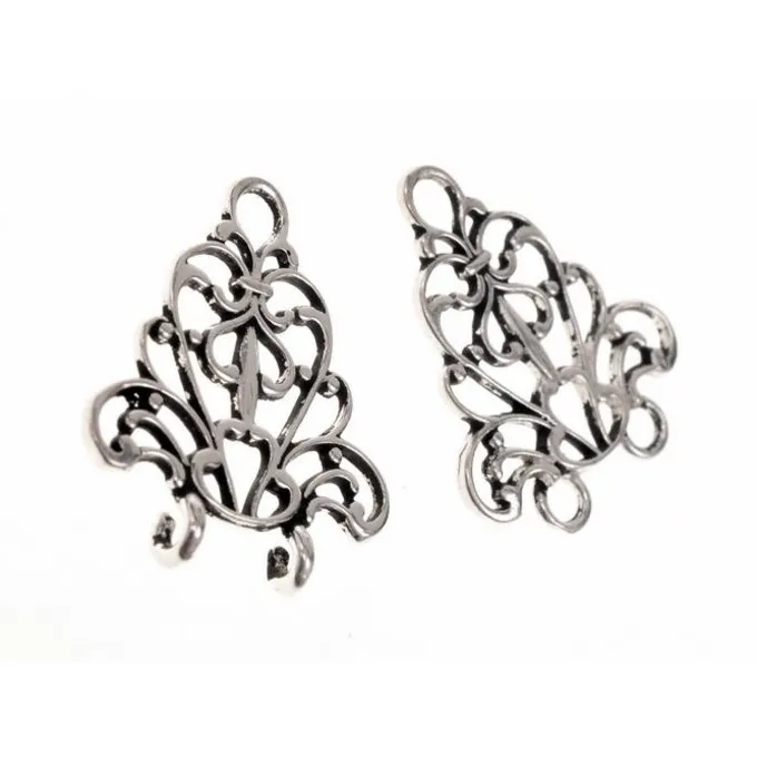 Renaissance Cloak Clasp, Silvered