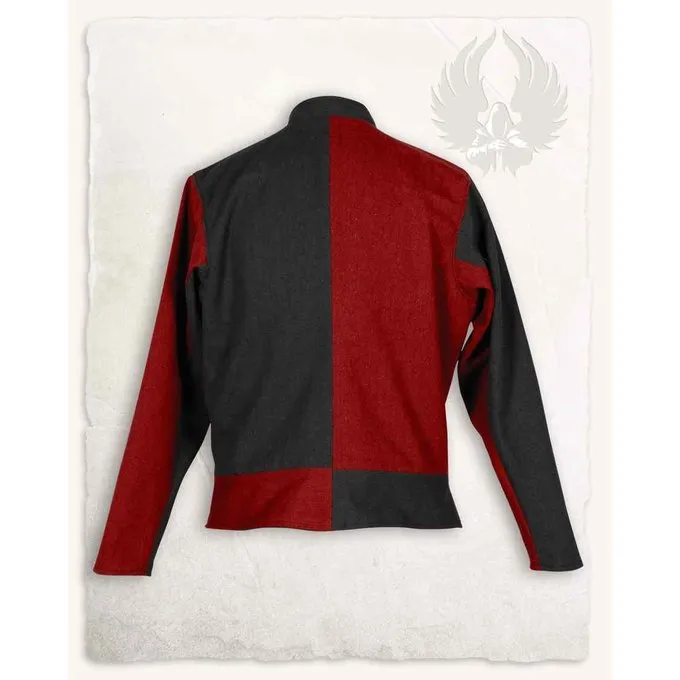 Mytholon Renaissance Doublet Gustav, Black/red - Image 3