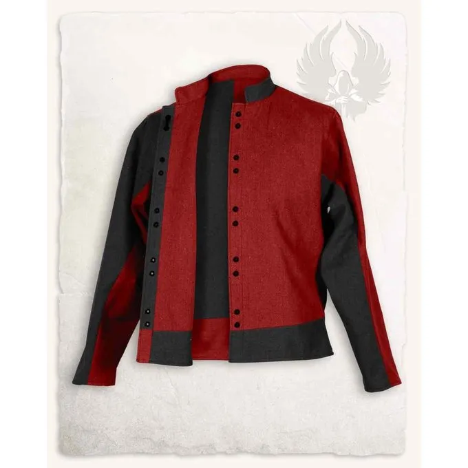 Mytholon Renaissance Doublet Gustav, Black/red