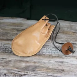 Roman Leather Purse Barger Compascuum, Light Brown