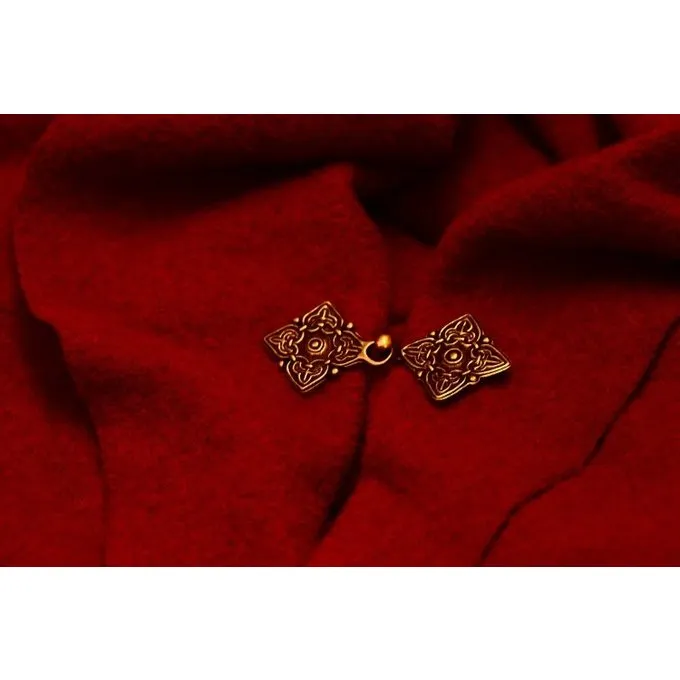 Rusvik Kaftan Clasp, Silvered - Image 3