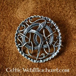 Silver Urnes Style Viking Brooch