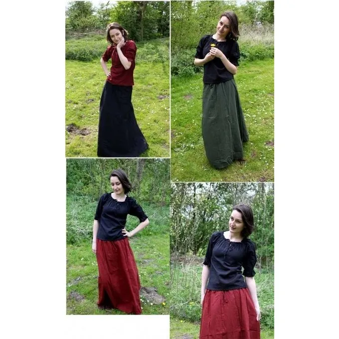 Leonardo Carbone Skirt Jutta Dark Brown - Image 3