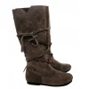 Leonardo Carbone Suede Boots Rolf, Dark Brown