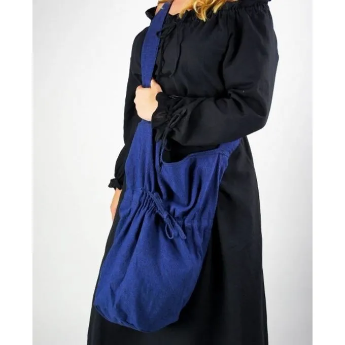 Leonardo Carbone Textile Shoulder Bag, Blue