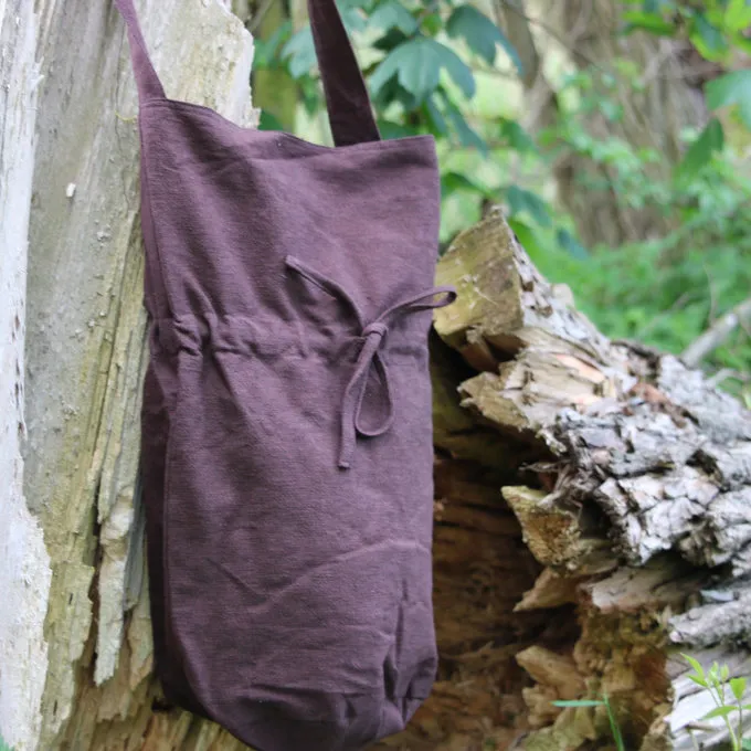 Leonardo Carbone Textile Shoulder Bag, Brown - Image 6