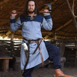 Thorsberg Tunic Herringbone Motif, Blue