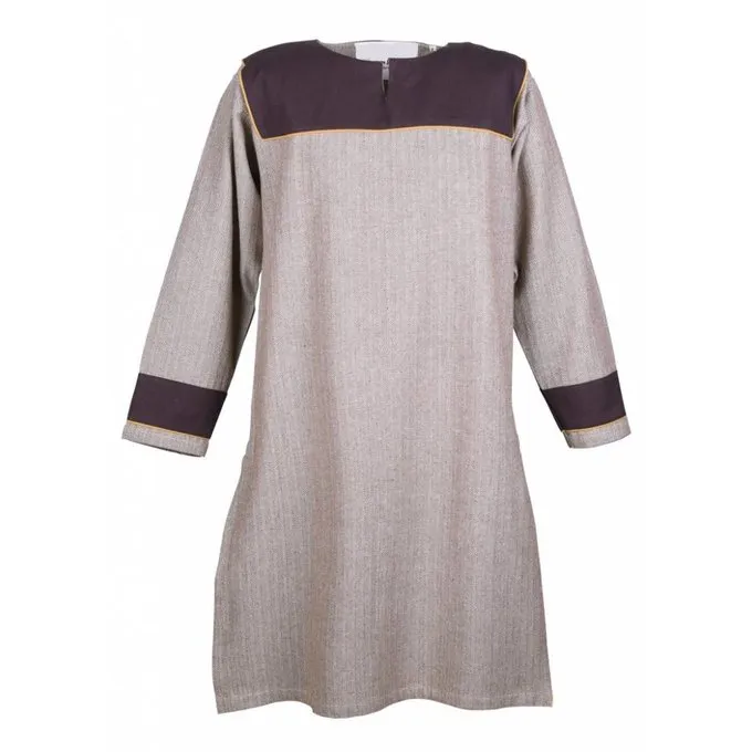 Thorsberg Tunic Herringbone Motif, Brown - Image 2