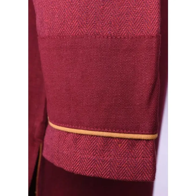 Thorsberg Tunic Herringbone Motif, Red - Image 3