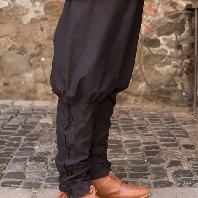 Burgschneider Trousers Wigbold, Black - Image 2