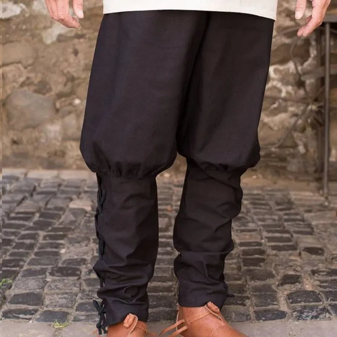Burgschneider Trousers Wigbold, Black - Image 3