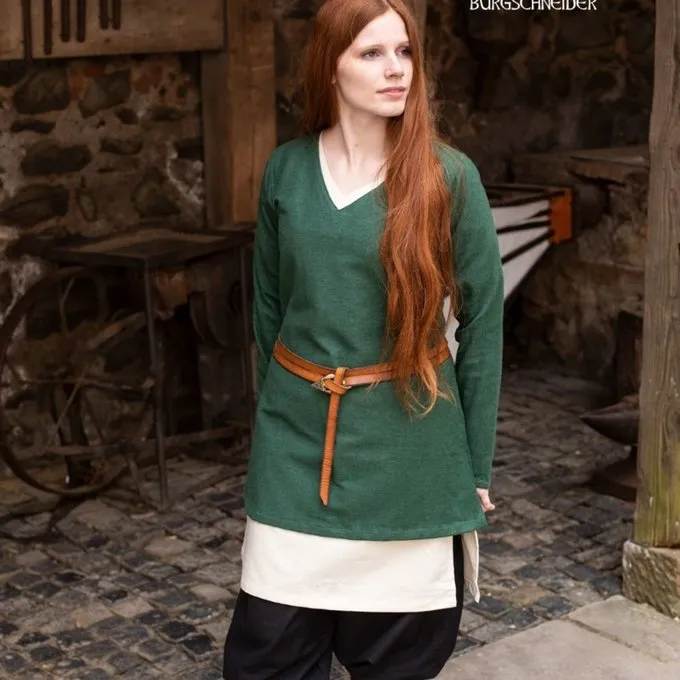 Burgschneider Tunic Shield-maiden Frekja, Green - Image 2