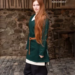 Burgschneider Tunic Shield-maiden Hyria Wool, Green