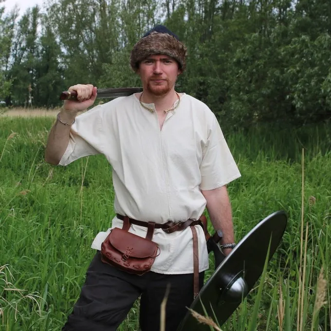 Leonardo Carbone Tunic Uhtred, Cream - Image 2